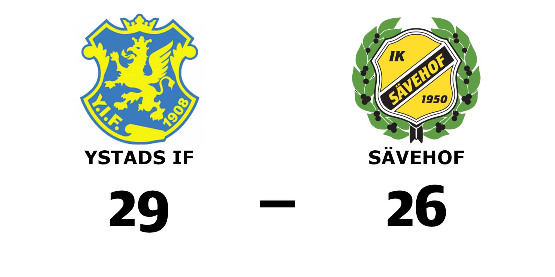 Ystads IF HF vann mot IK Sävehof