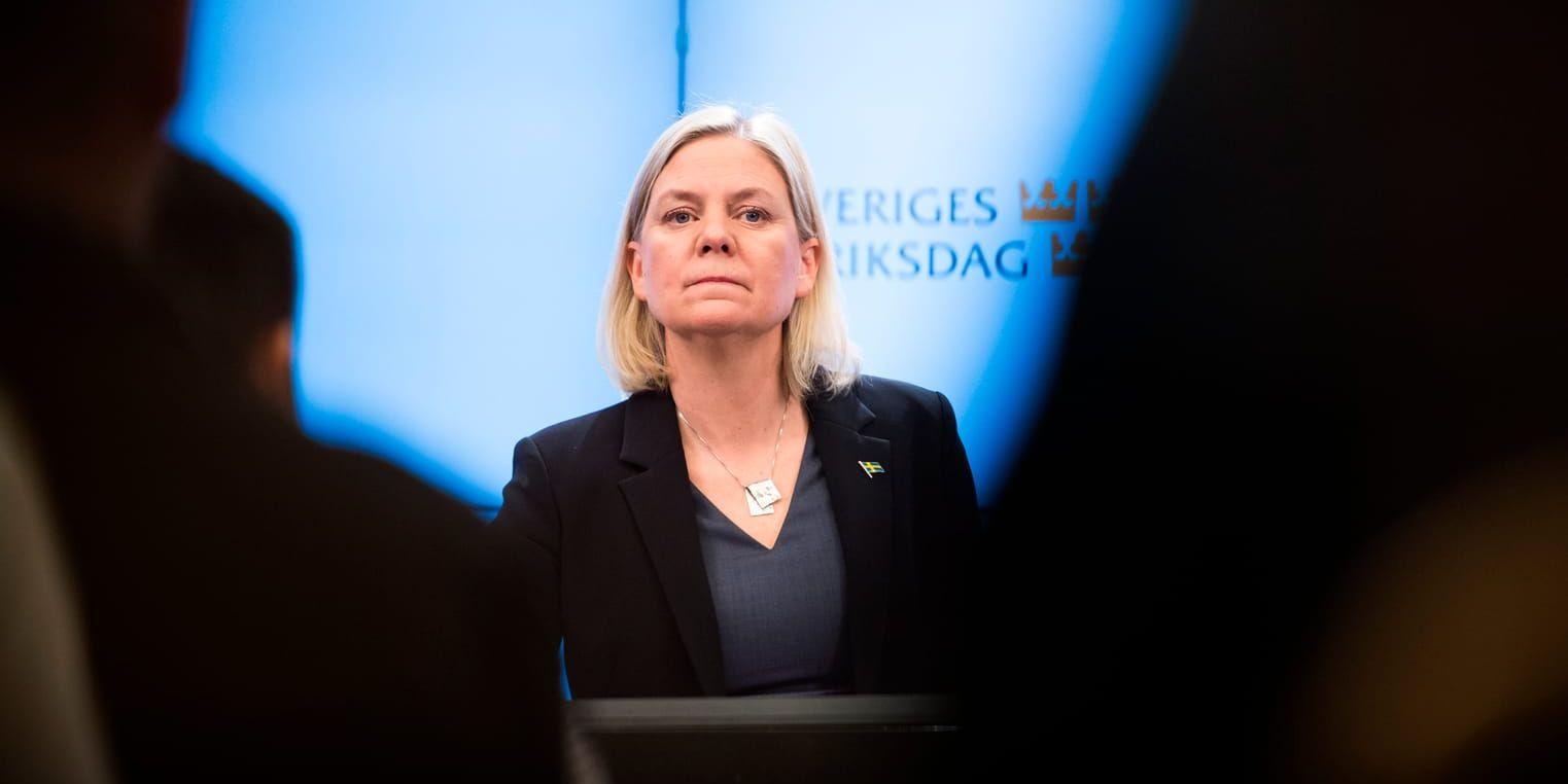 Statsminister Magdalena Andersson (S). Arkivbild.
