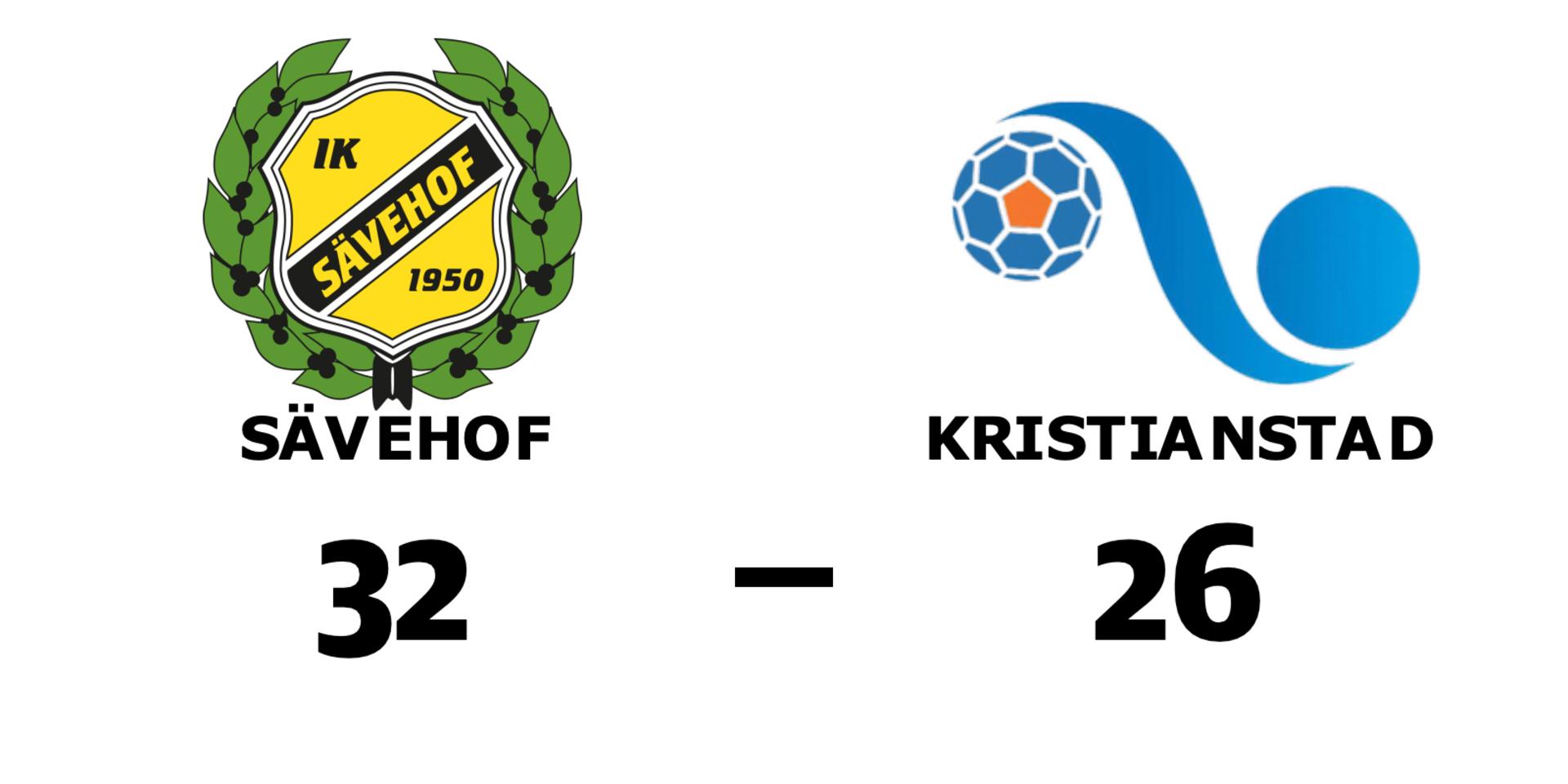 Sävehof vann mot Kristianstad