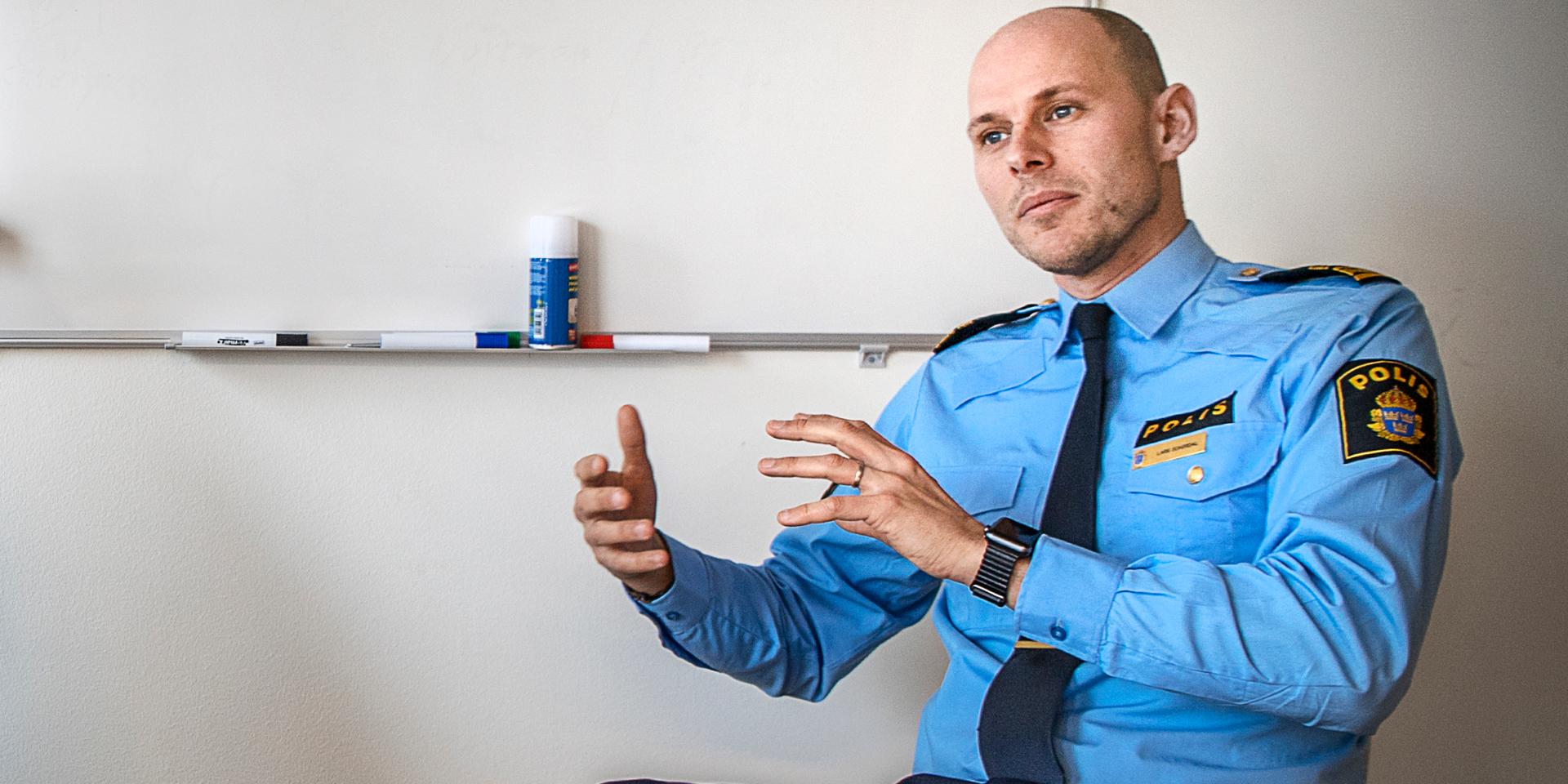 Lars Eckerdal är polisområdeschef i Fyrbodal och leder region Västs arbete med särskilt utsatta brottsoffer. 