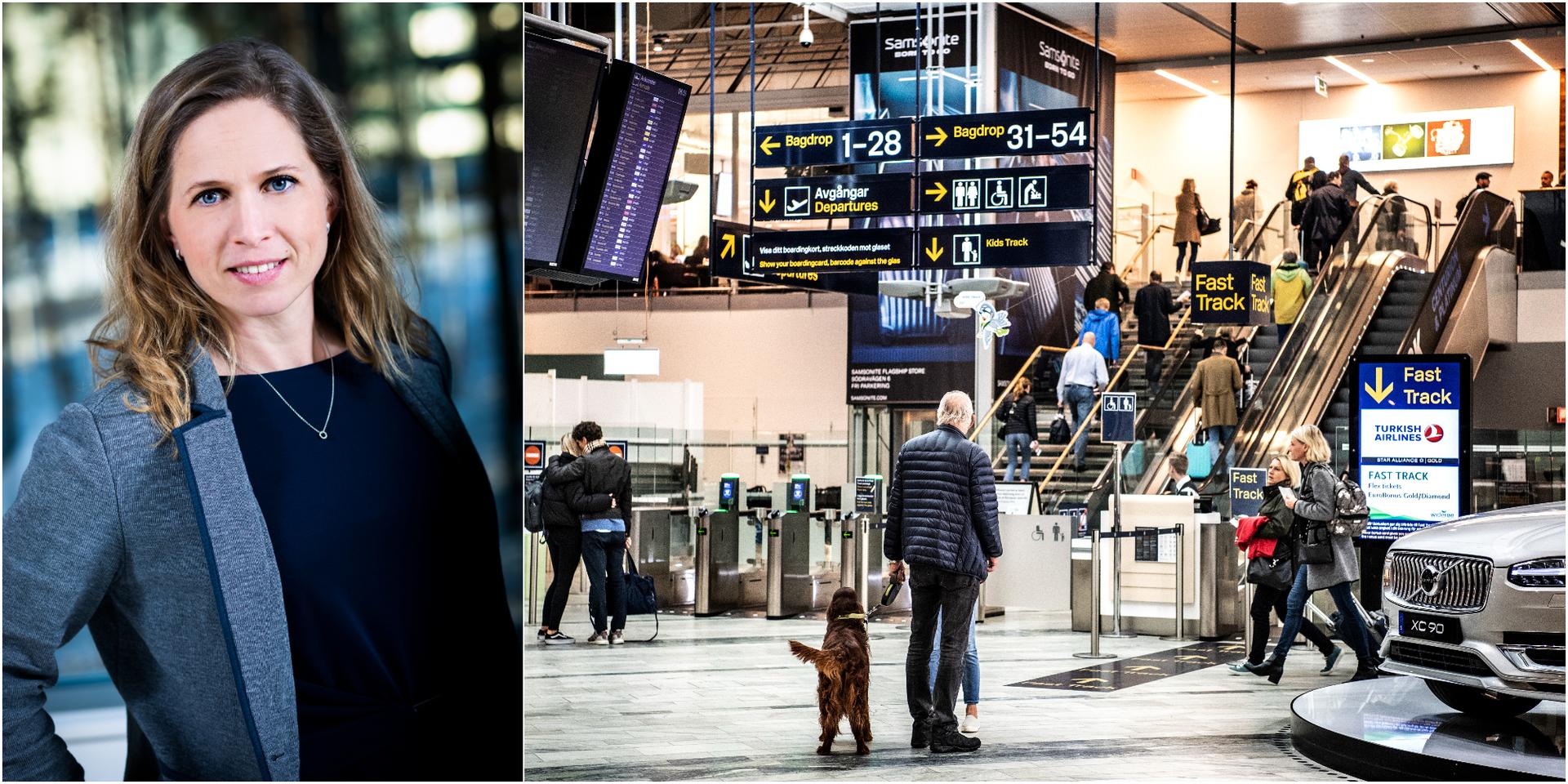Enligt Anna Strömwall, chef för Landvetter flygplats, är det vanligt att personer saknar rätt handlingar för att få resa.