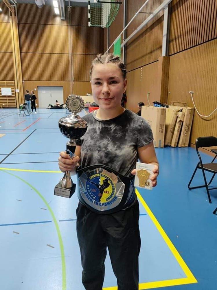 Daniella Eshagi blev Svensk mästare i helgen.
