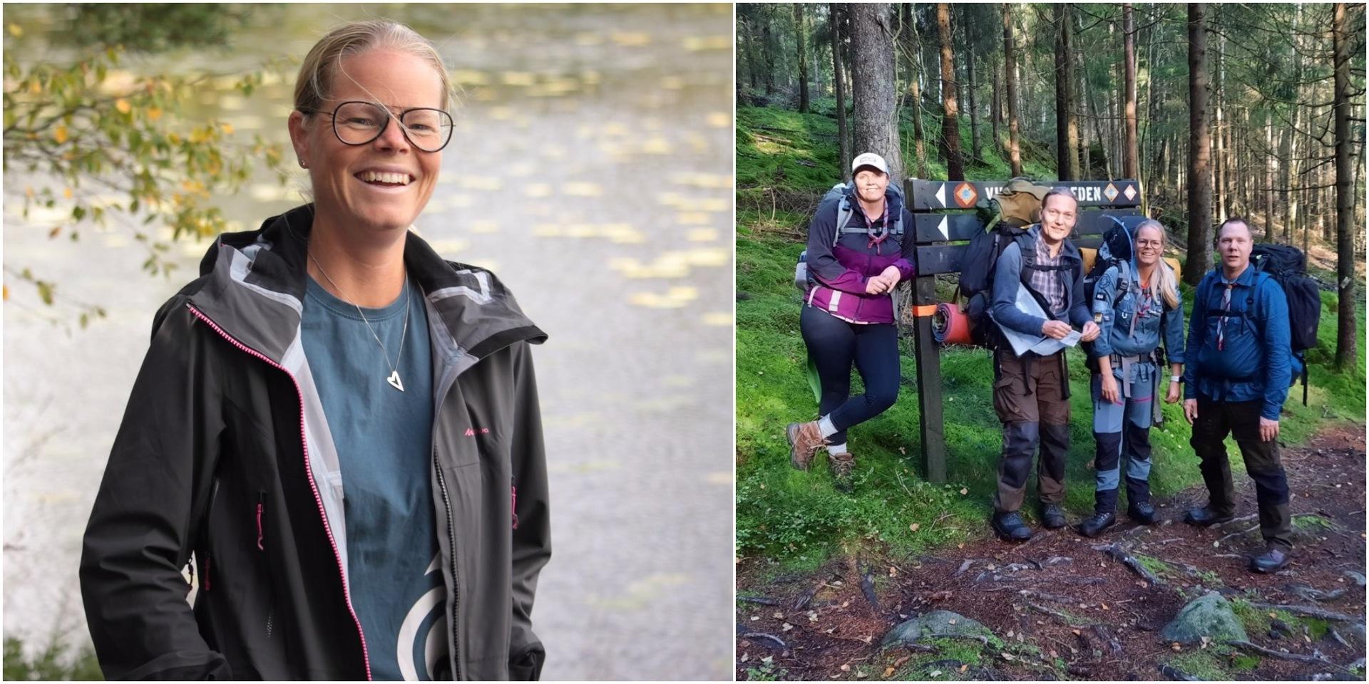 Lina Marmin har varit aktiv i Porthälla Scoutkår i nästan 30 år.
