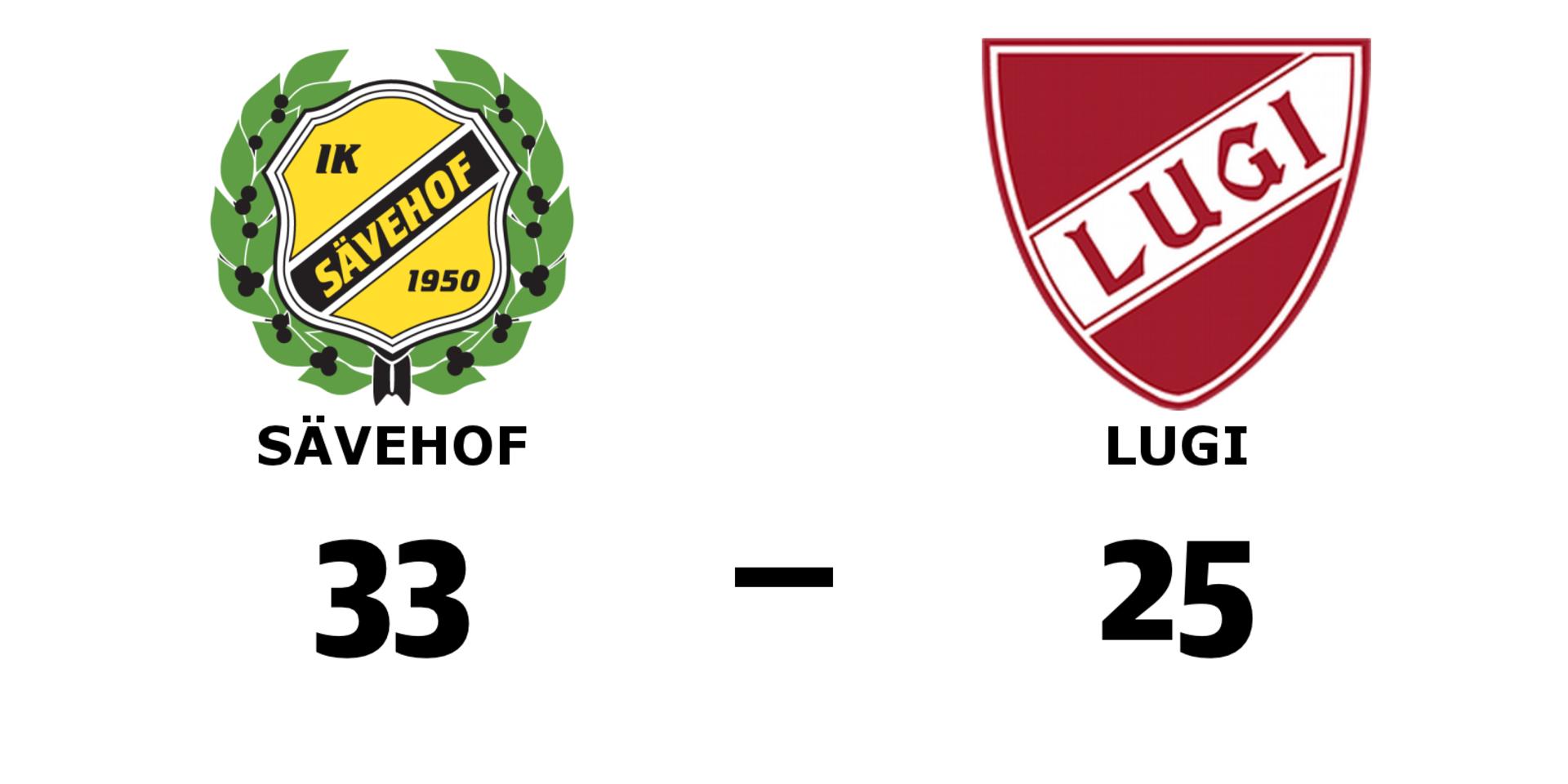IK Sävehof vann mot Lugi HF