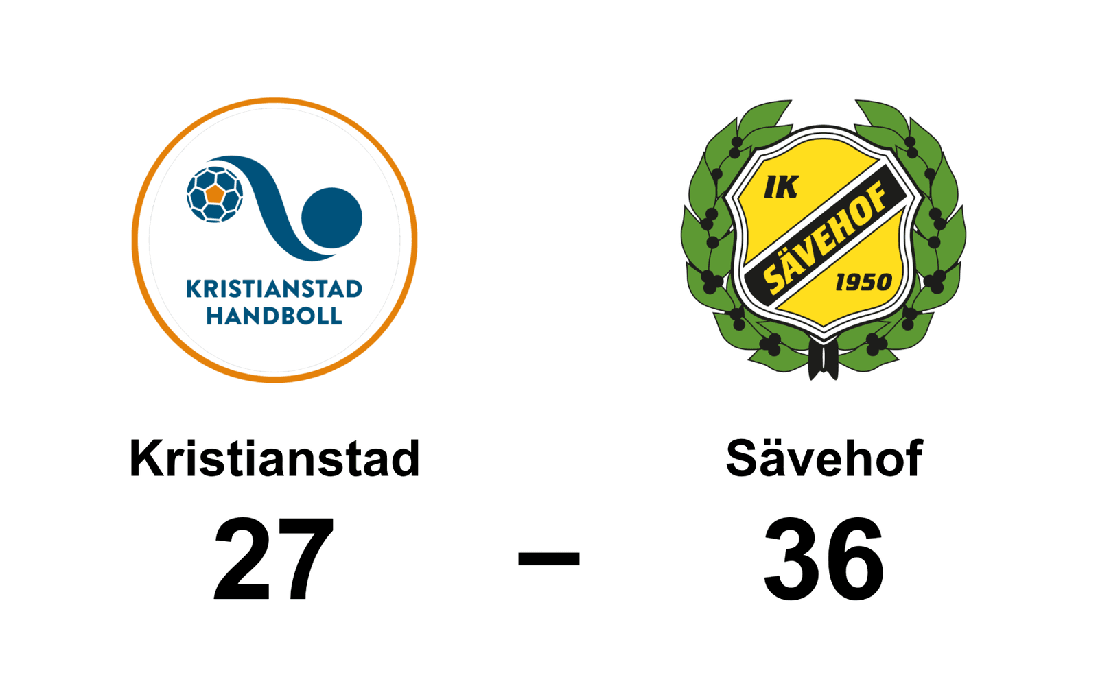 Kristianstad HK förlorade mot IK Sävehof dam