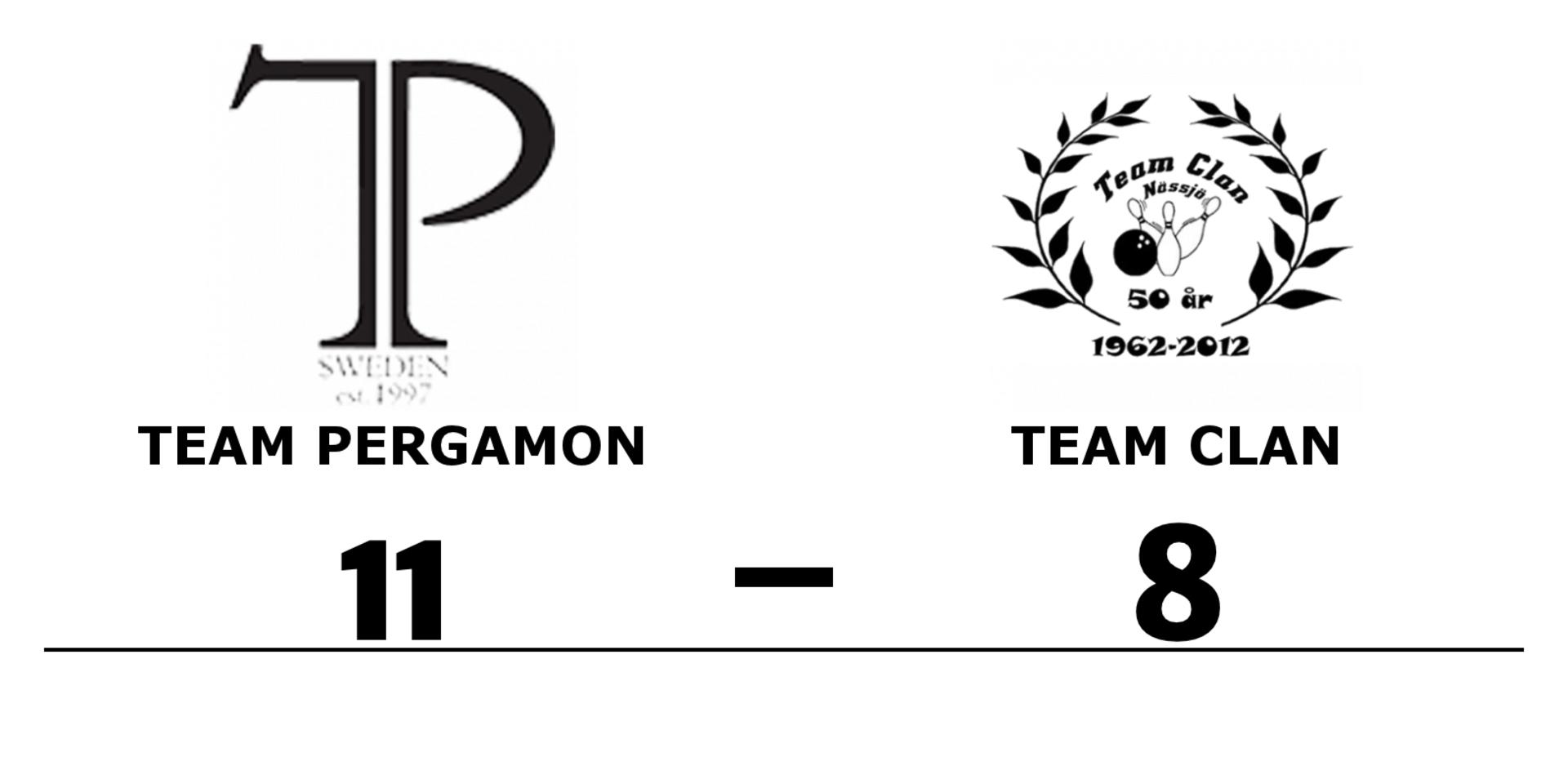 Team Pergamon BC vann mot Team Clan
