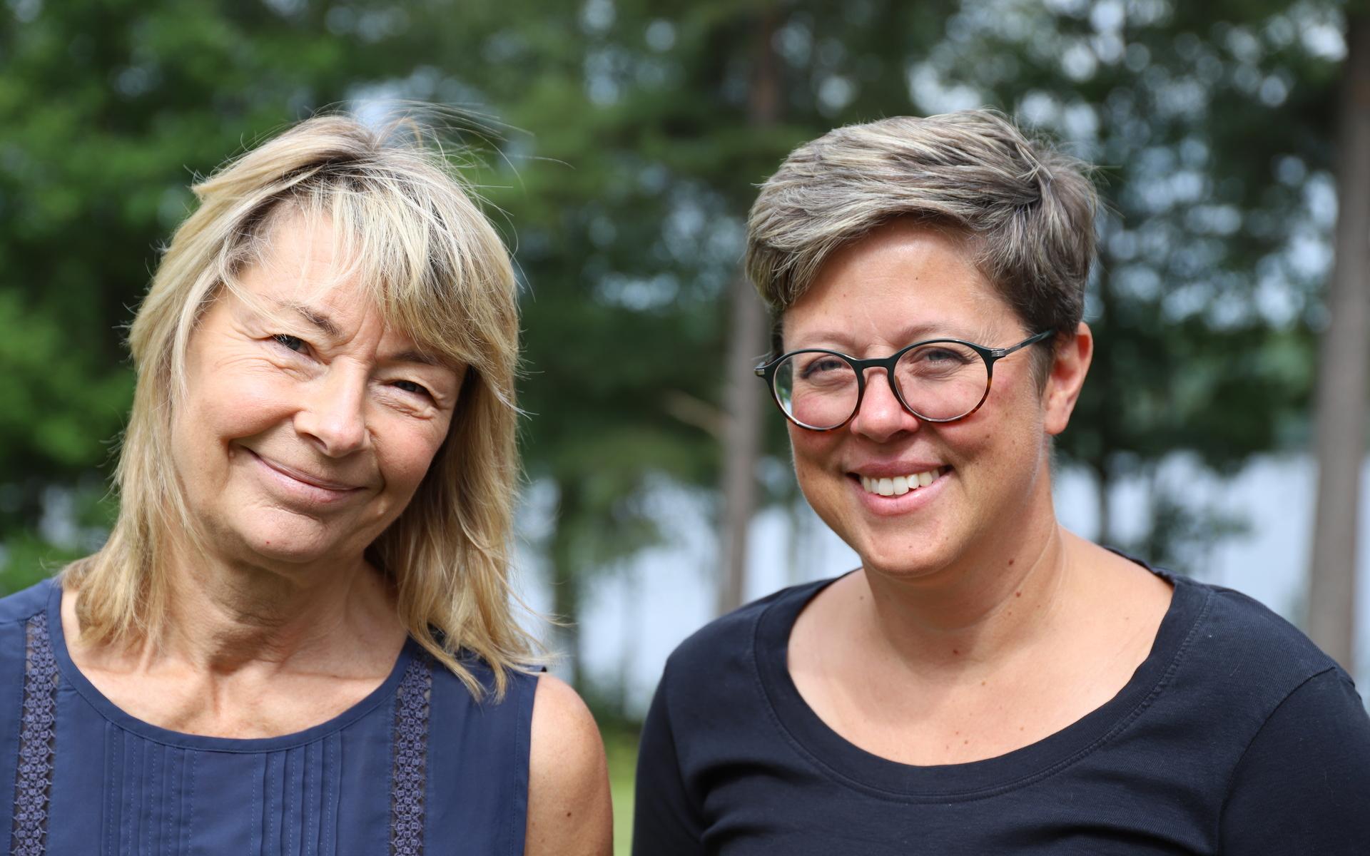 Öjersjöborna Åsa Kultje och Hanna Christensen är två av initiativtagarna och de hoppas att samtalen med politikerna kommer ge positiva effekter framöver. 