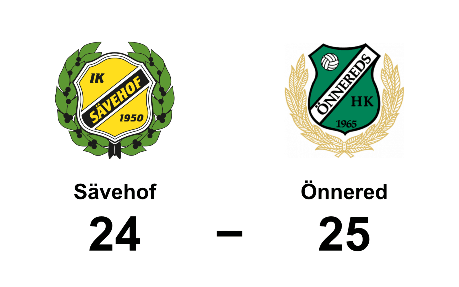 IK Sävehof dam förlorade mot Önnereds HK