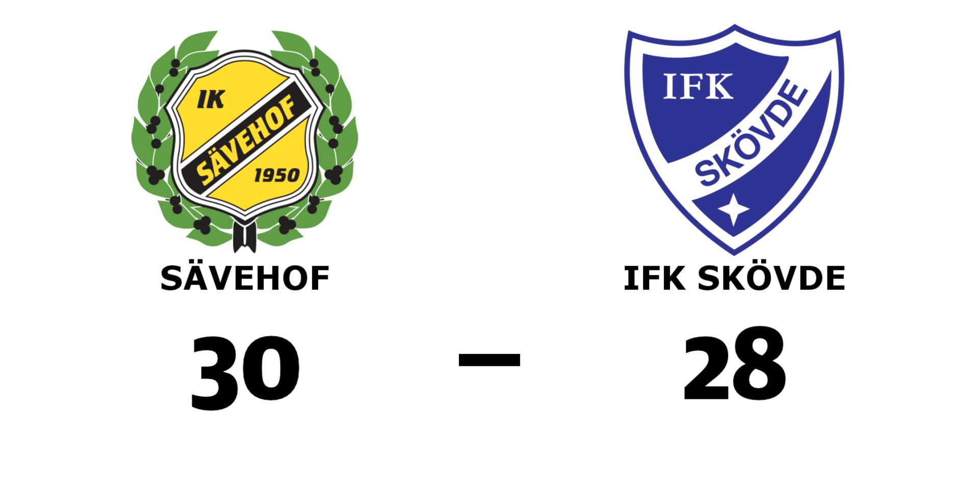 IK Sävehof vann mot IFK Skövde