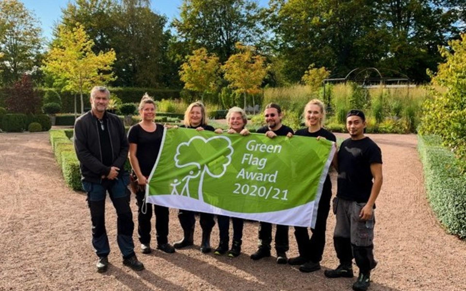 Jonsereds Trädgårdar får det prestigefulla Green Flag Award 2021. Precis som 2020. 