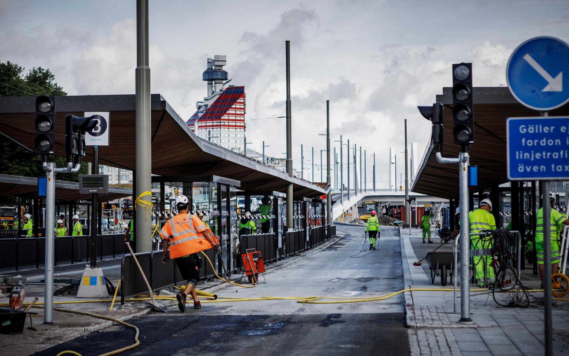 Hållplatsen Nordstan Göteborg är redan ombyggd. Byggnationen är den första av flera större knutpunkter som ska utformas på liknande sätt. Arkivbild.